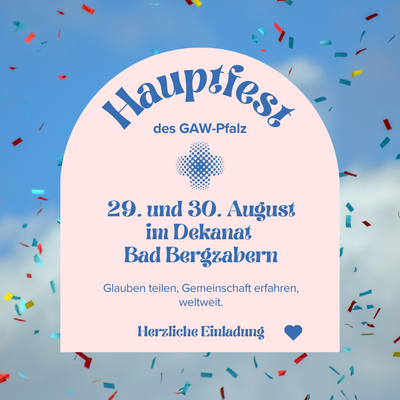 Einladung zum Hauptfest 2026
